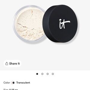 IT Cosmetics White Setting Powder for a Polished Look